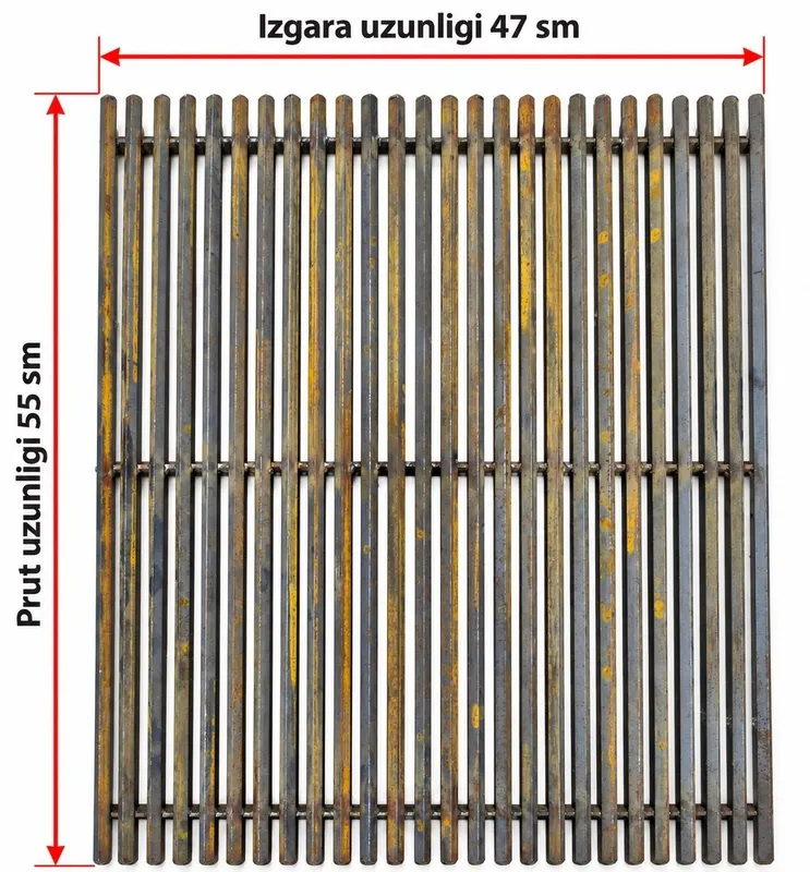 Izgara setka 55×47 sm Mangalda go‘sht 3 Izgara setka 55×47 sm Mangalda go‘sht 3
