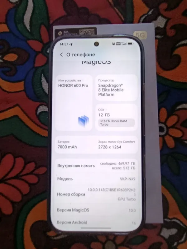 Xonor 600 pro 5G ideał kar dak bor srochna sotiladi 1