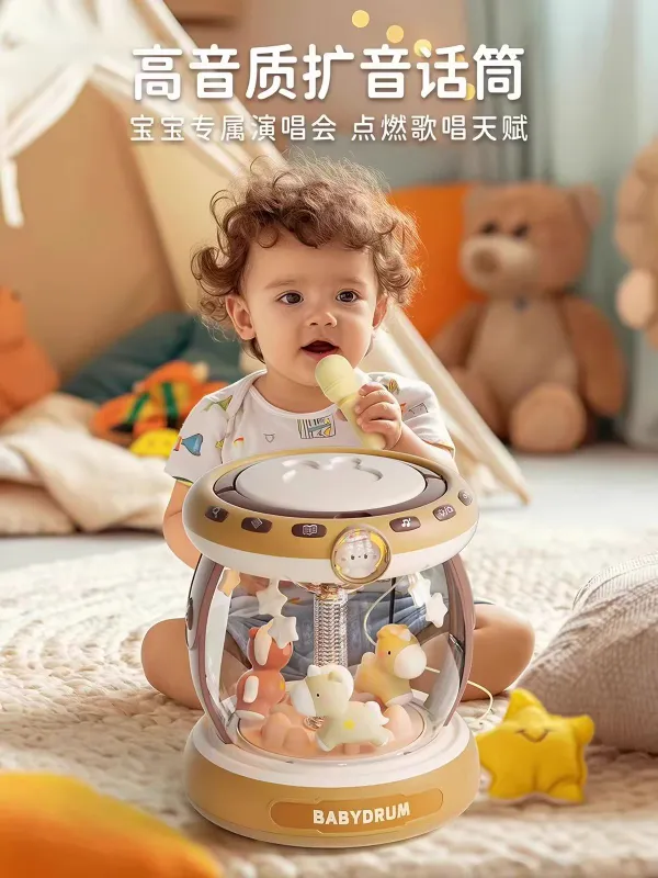 Bluetooth'li Bolalar Musiqiy Barabani(Baby Drum) 3 Bluetooth'li Bolalar Musiqiy Barabani(Baby Drum) 3