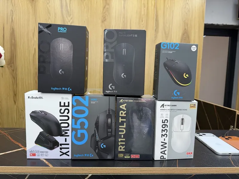 Logitech Attack Shark K-Snake mouse mishka