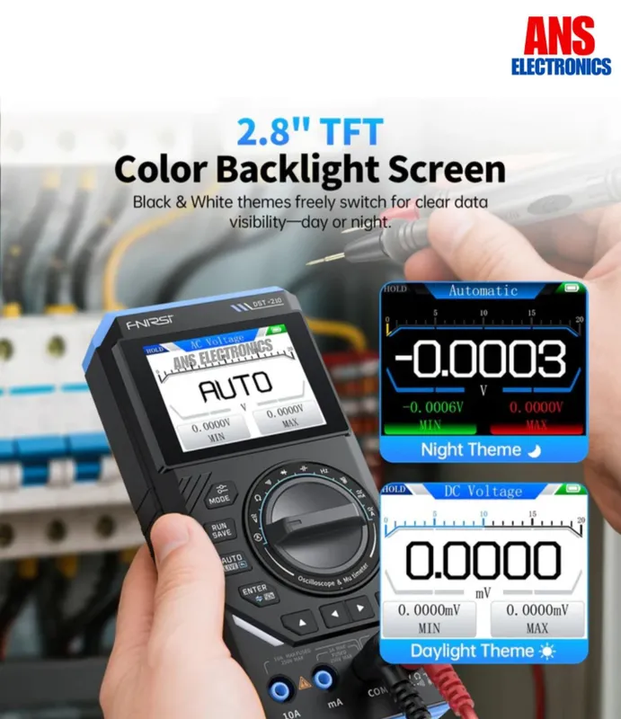 Тестер FNIRSI DST-210 3в1 58 y.e. ОПИСАНИЕ Многофункциональный тест — фото 3