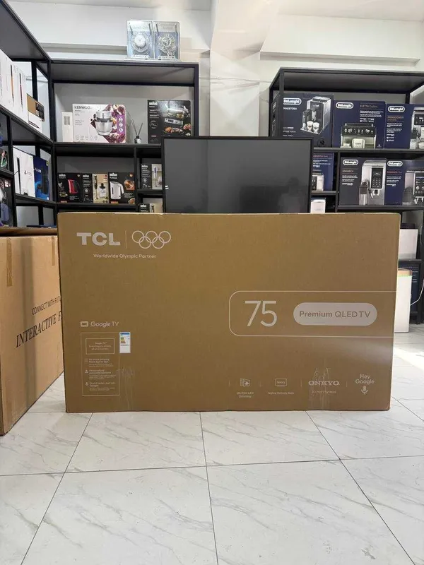 Телевизор TCL 75 P8L 4K QD-Mini LED 144HZ Google TV доставка бесплатно 2