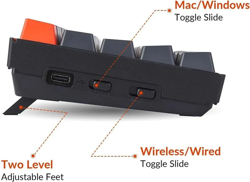 Keychron K6W o‘yin klaviaturasi 4