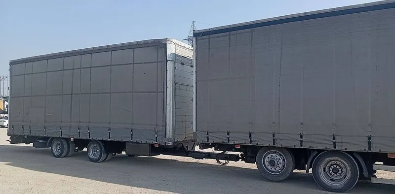 Mercedes-Benz Actros + Tramp Trail Прицеп Сотилади — фото 4