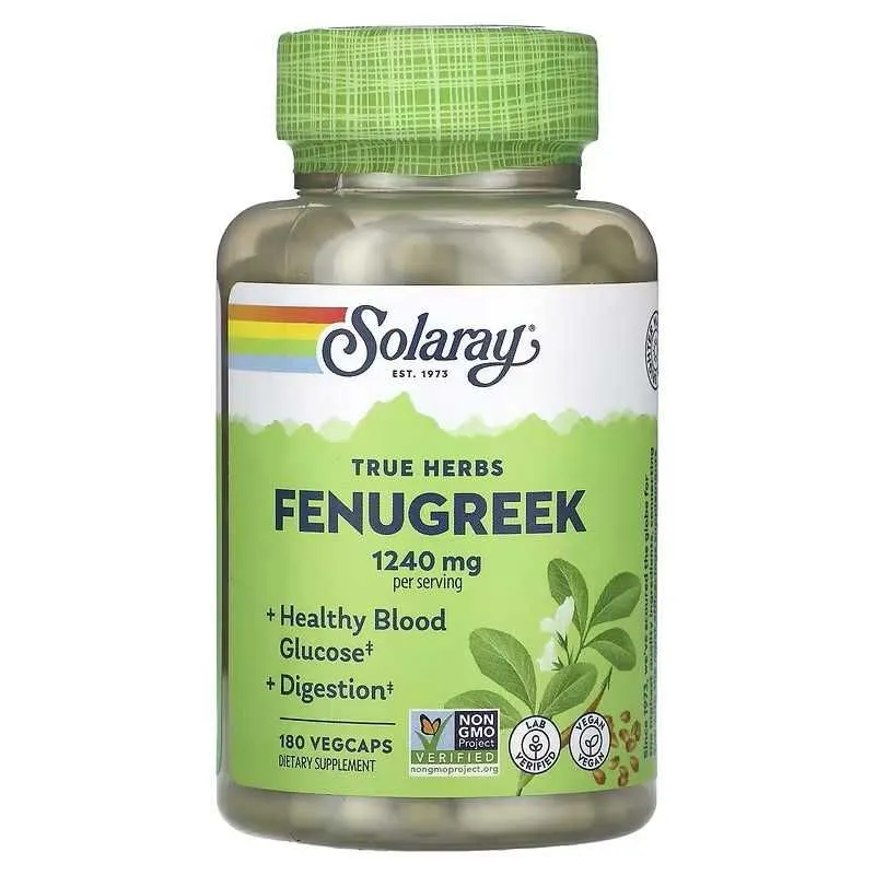 Solaray пажитник Fenugreek 620 mg, 100 vcaps 3 Solaray пажитник Fenugreek 620 mg, 100 vcaps 3