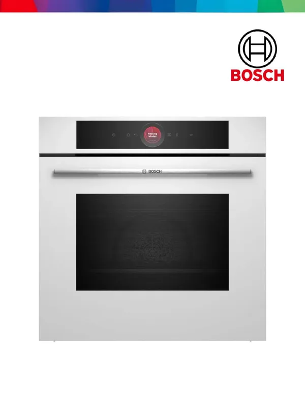 8-seriya 60 x 60 cm o‘lchamli o‘rnatiladigan elektr duxovka Bosch HBG7741W1