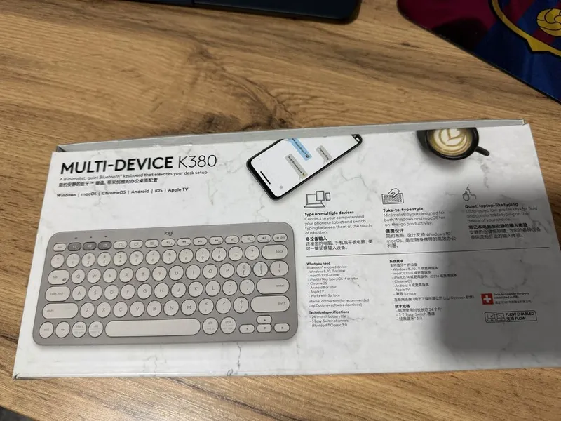 Logitech K380 (bluetooth) Original mahsulot — фото 1