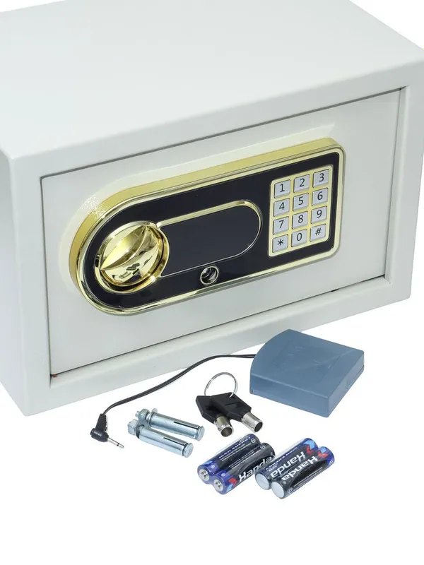 31×20×20 elektron seyf + favqulodda holat uchun power bank, metall seyf 3 31×20×20 elektron seyf + favqulodda holat uchun power bank, metall seyf 3