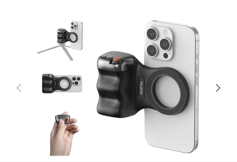 telesin fun shot magnetic grip 2 va master grip — фото 1