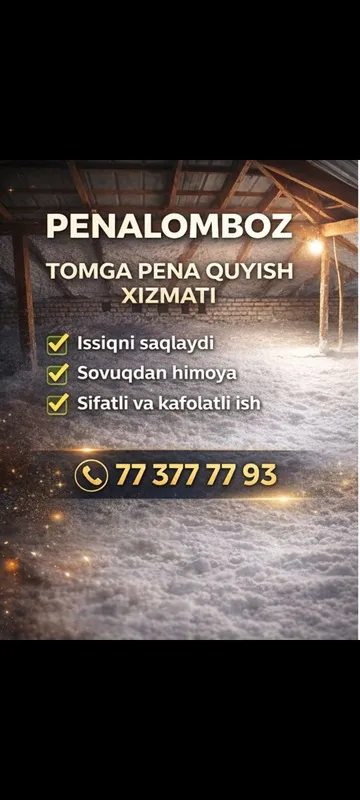 Penalomboz xizmati. Sifatli va hamyonbop narxlarda