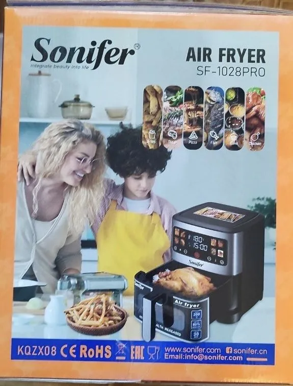 Новая Аэрофритюрница / Аэрогриль Sonifer SF-1028PRO (6.5л) — фото 1
