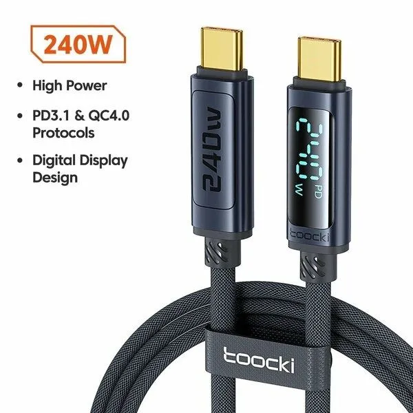 Toocki 240W 2m Type C 2