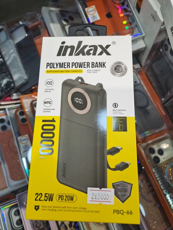 inkax powerbank 22.5w 10.000mAh 1