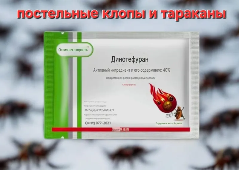 Дезинфекция от Постельные клопы и Тараканов