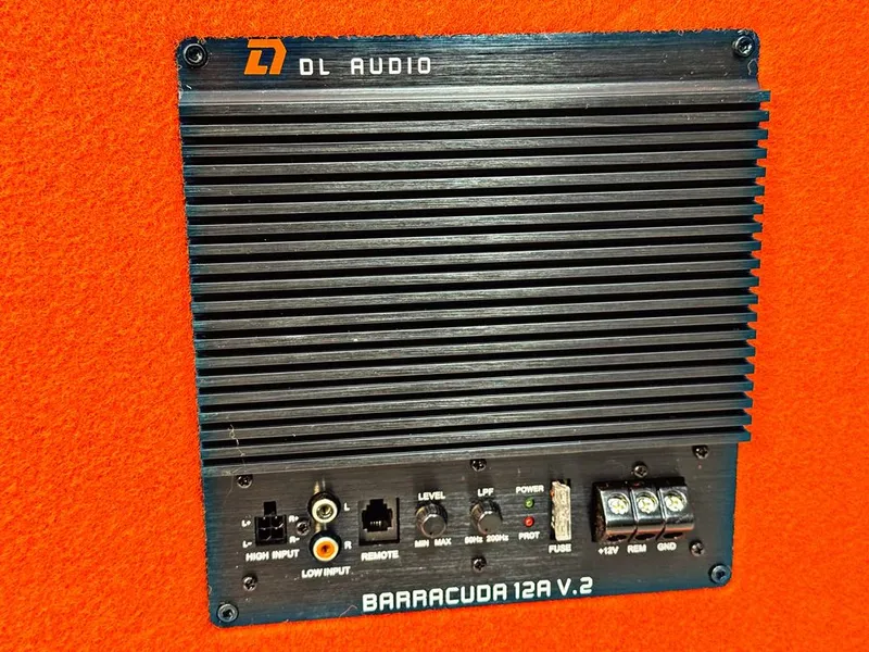 Активный Сабвуфер DL Audio Barracuda 12A V.2+проводка/тюльпан/регулятр — фото 3