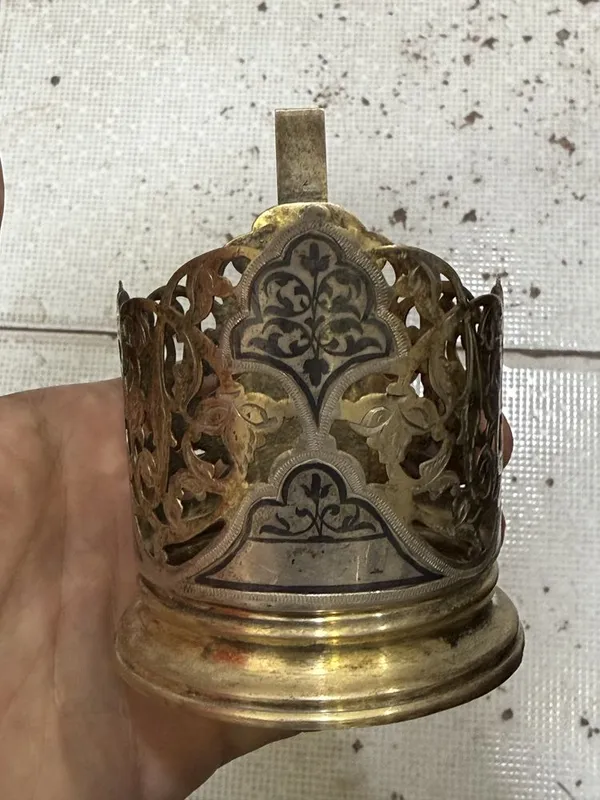 Подстаканник СССР серебро 2 Подстаканник СССР серебро 2