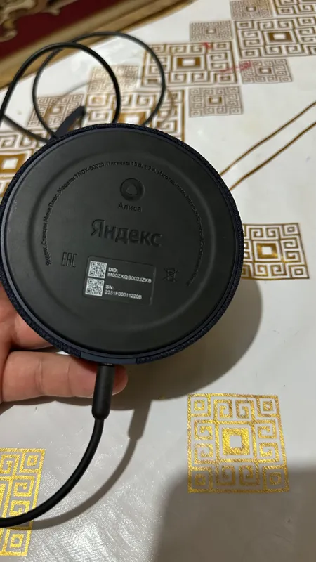 Станция Алиса с часами, загорающимися при разговоре 2