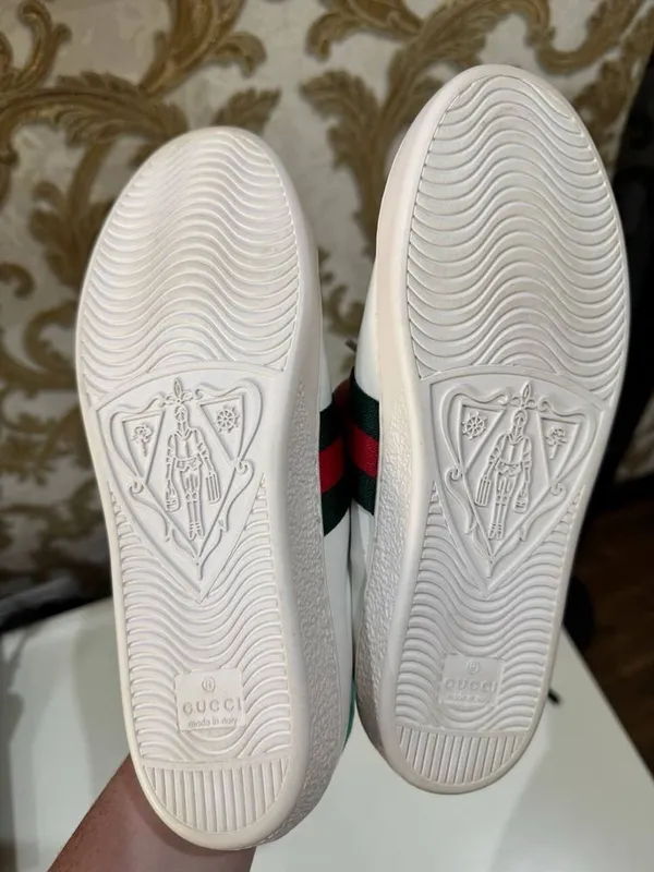Женские кожаные кеды Gucci, новые, 36-37 размер — фото 4