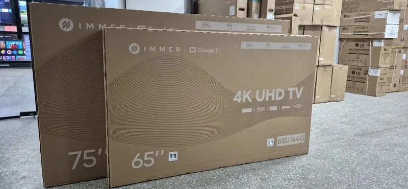Телевизор IMMER 55/65 4K UHD google tv бесплатная доставка — фото 1
