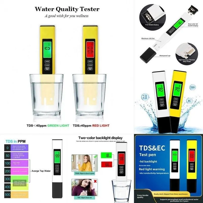 TDS metr, pH metr va Suv analizatorlari (7 in 1 Smart Bluetooth) — фото 2