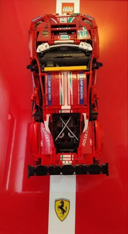 LEGO dan yasalgan (qol ishi) FERARI, BUGATTI, PORSCHE 4
