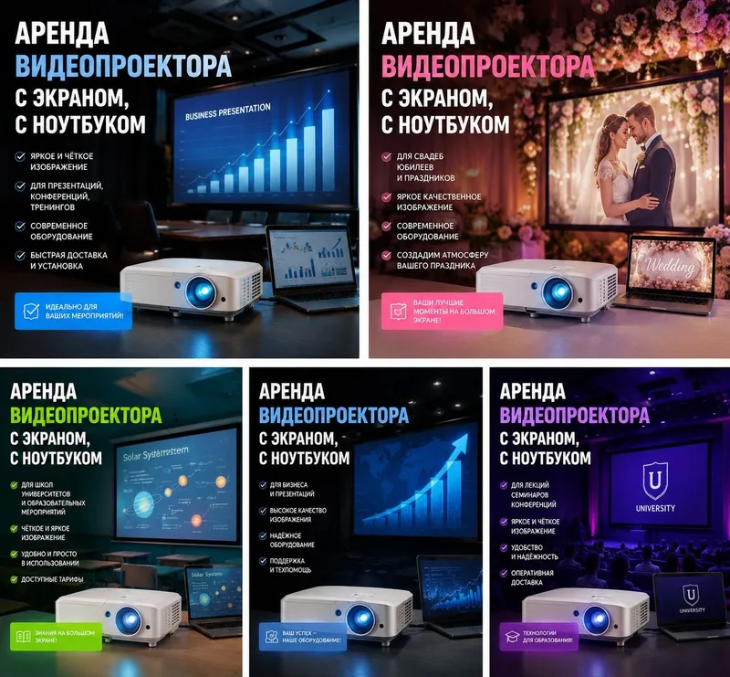 Проектор аренда прокат — фото 1 Проектор аренда прокат — фото 1