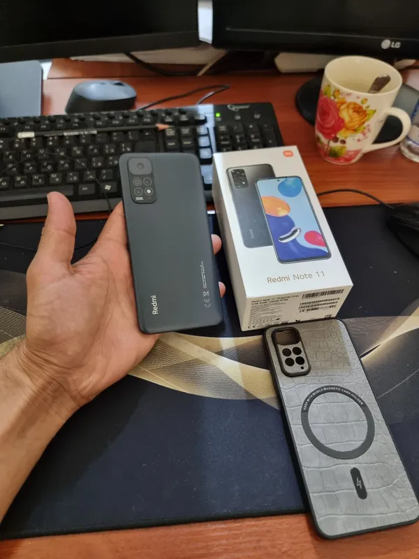 Redmi note 11 8/128gb ideal ochilmagan usta kurmagan aybi yuq tozza — фото 5