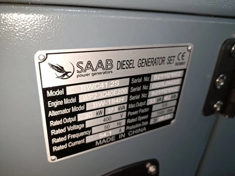 Безшумный дизель-генератор/ Generator / 30 kW 4