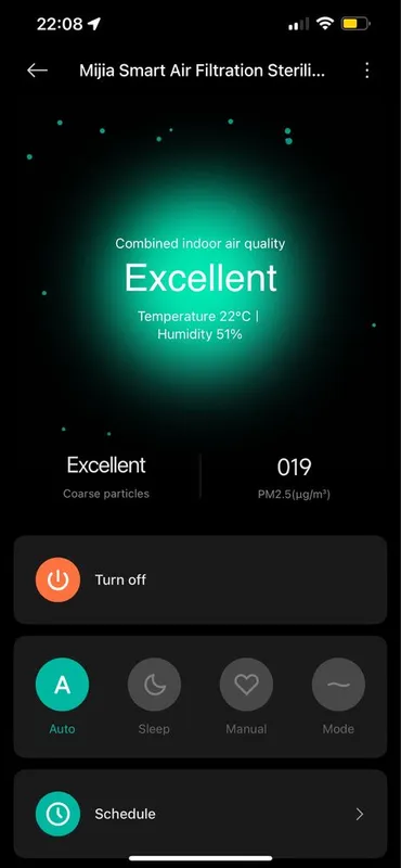 Очиститель воздуха Xiaomi Smart Air Purifier Elite Y-600 оригинальная — фото 3