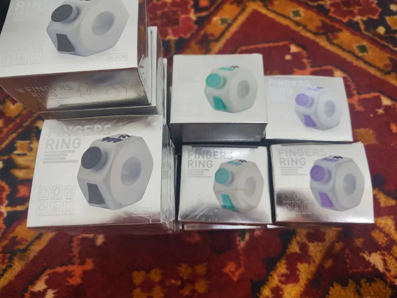 Finger Ring ABS materialdan antistress fidget halqa