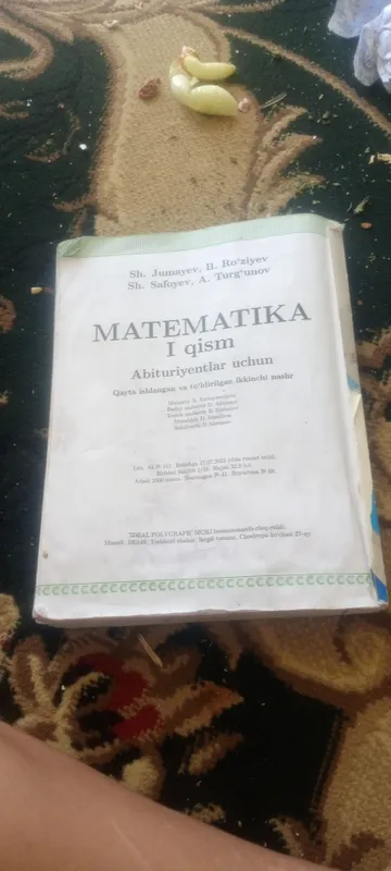 Название моей книги — MATEMATIKA 2
