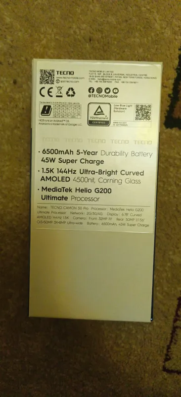 Tecno Camon 50 Pro 3