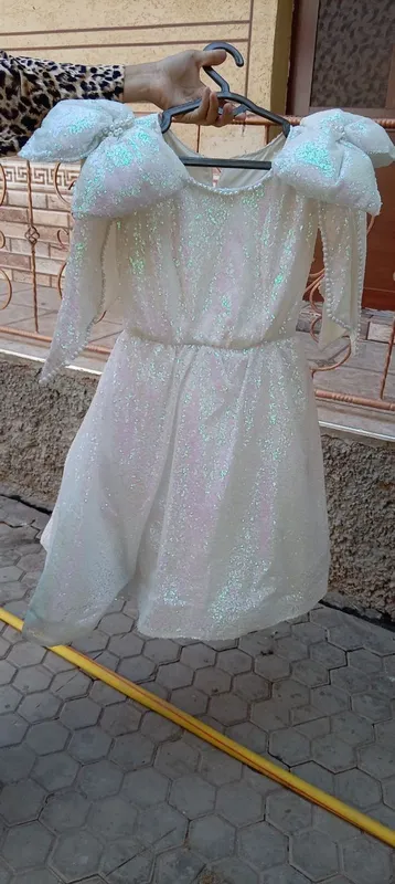 Detskiy Vecherniy oq fata ko'ylak.