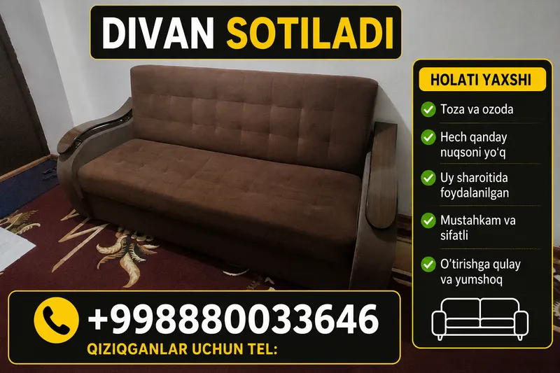 Продаётся хороший диван