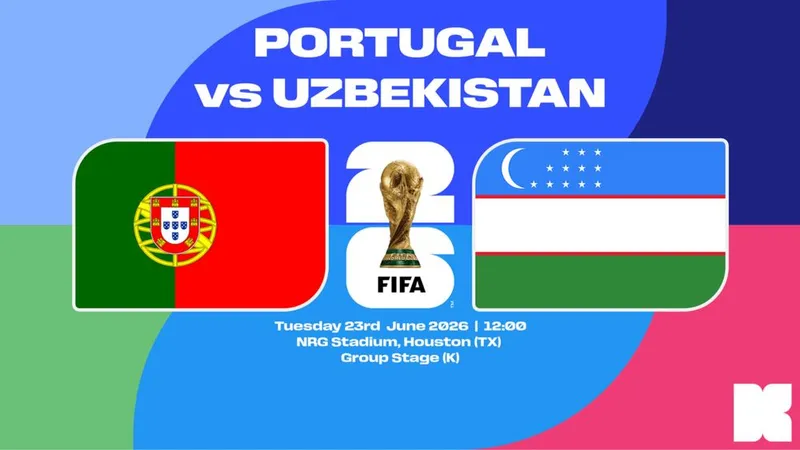 Portugaliya - Uzbekistan Jaxon chempionati 2026 bilet sotladi. ЧМ 2026