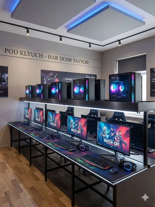 Game club ga arzon kompyuterlar
