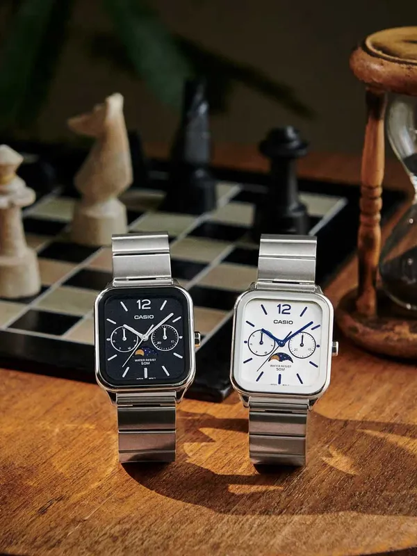 Casio MTP-M305— Erkaklar klassik metall soati Moonphase 6 Casio MTP-M305— Erkaklar klassik metall soati Moonphase 6