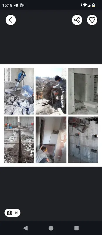 Almazni rezka biton kesish xar xil razmerda almazni bureniya perfarato