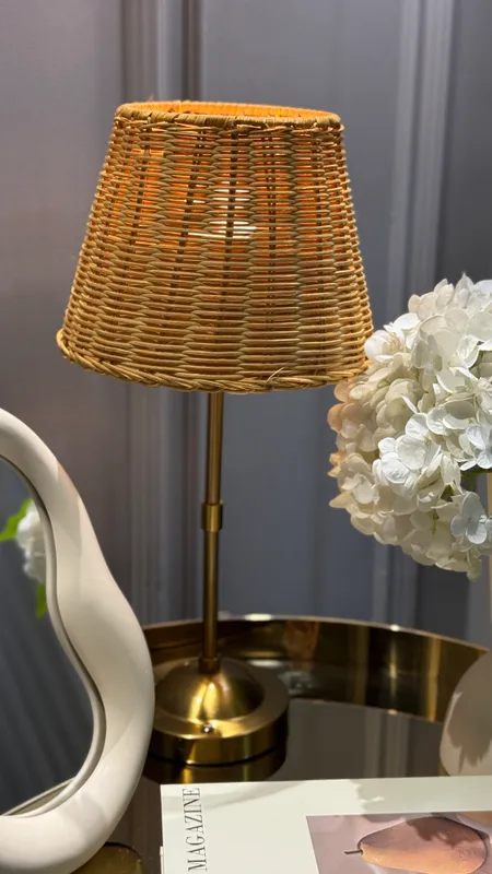 Rattanli simsiz chiroq 2 Rattanli simsiz chiroq 2
