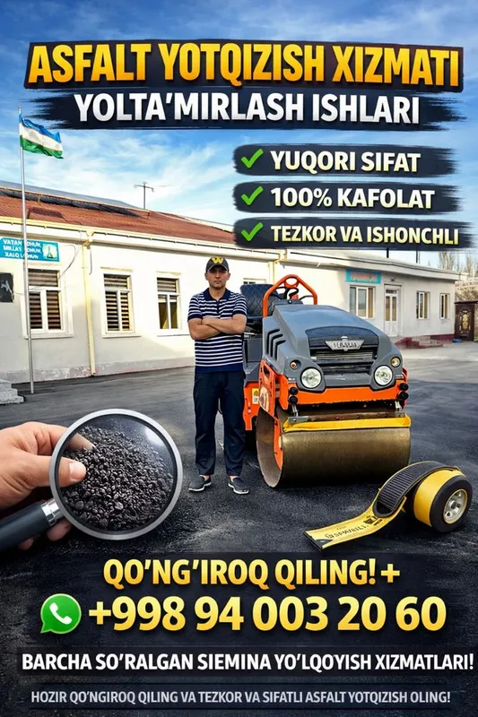 Asfalt qilamiz sifatli