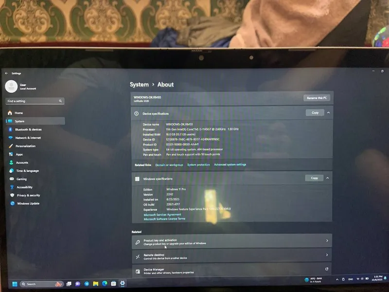 Dell Windovs 11 250
