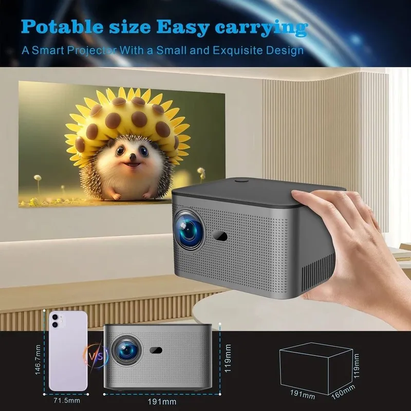 НОВИНКА!СмартПроектор android11.HY350 +доставка бепул.ф — фото 3