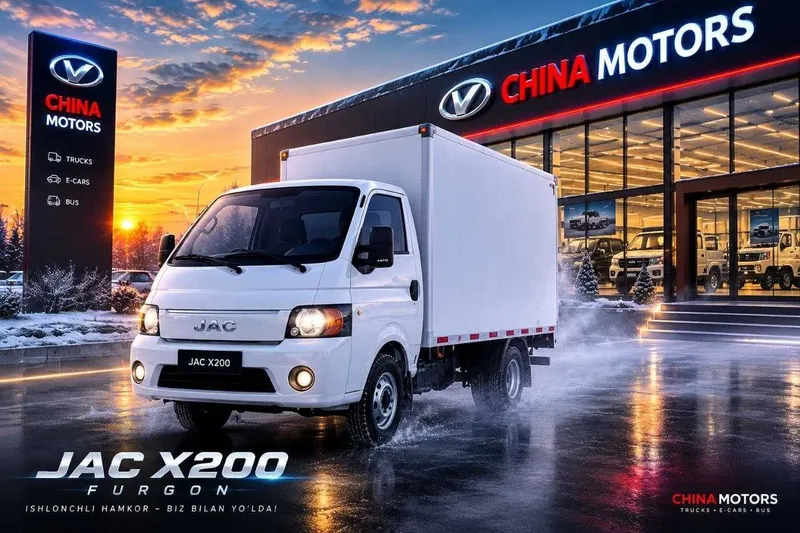 JAC X200 Furgon — Mahsulot Tashish Uchun Ideal 1