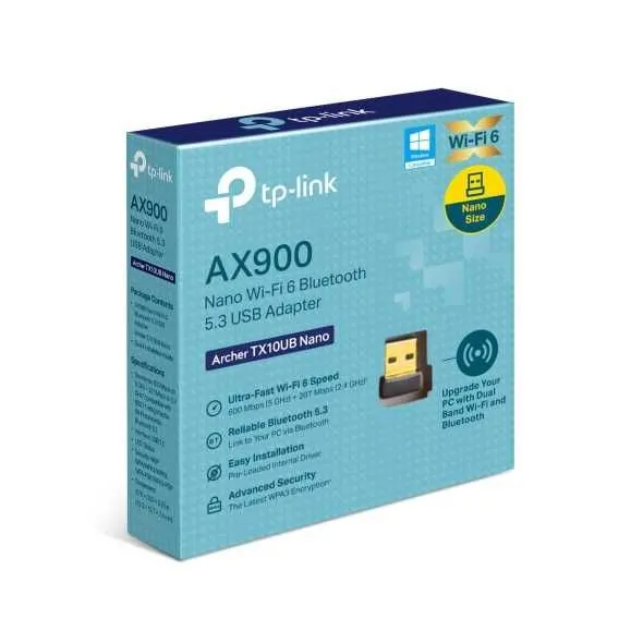 ЕстьTP-Link Archer TX10UB Nano/1800U/TX1U/20E/30U/35U/55E USBадаптер+/ 3 ЕстьTP-Link Archer TX10UB Nano/1800U/TX1U/20E/30U/35U/55E USBадаптер+/ 3