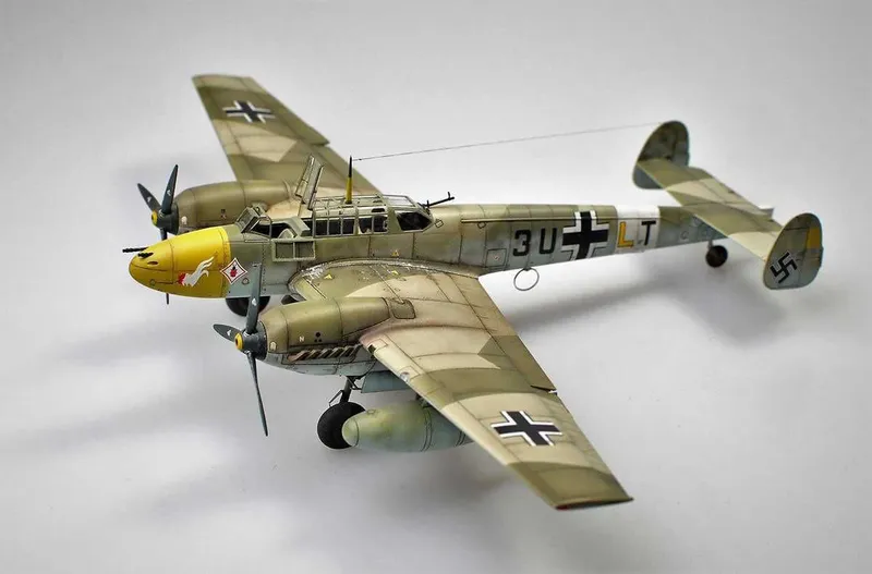 Сборная модель самолета Мессершмитт Bf.110 С3 (Italeri, 1:72) — фото 2