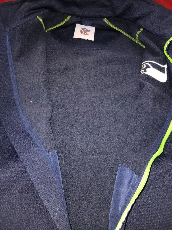 Из США, стильная утеплённая кофта на молнии, бренда Seattle Seahawks. — фото 2 Из США, стильная утеплённая кофта на молнии, бренда Seattle Seahawks. — фото 2