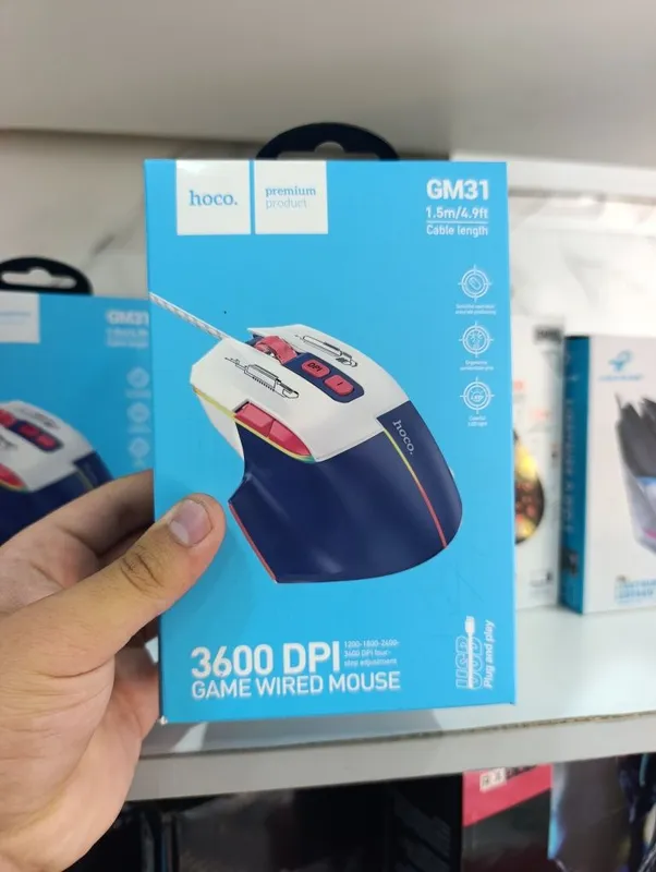 Game Wired Mouse 3600 DPI sotiladi 1