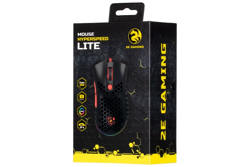 2E HyperSpeed Lite Black o‘yin sichqonchasi 6 2E HyperSpeed Lite Black o‘yin sichqonchasi 6