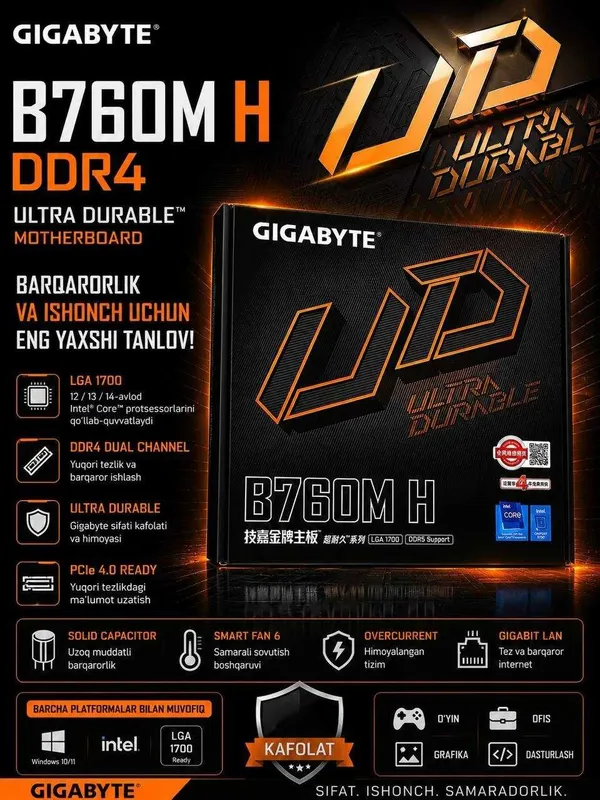 GIGABYTE brendidan OnaPlatalar OPTOM narxlarda 4 GIGABYTE brendidan OnaPlatalar OPTOM narxlarda 4