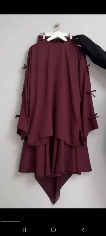 Bahor-yozgi troyka (kofta, yubka va shifon ro‘mol) — new collection Bahor-yozgi troyka (kofta, yubka va shifon ro‘mol) — new collection